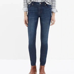 Madewell High Riser Skinny Skinny Jeans in blue size 27